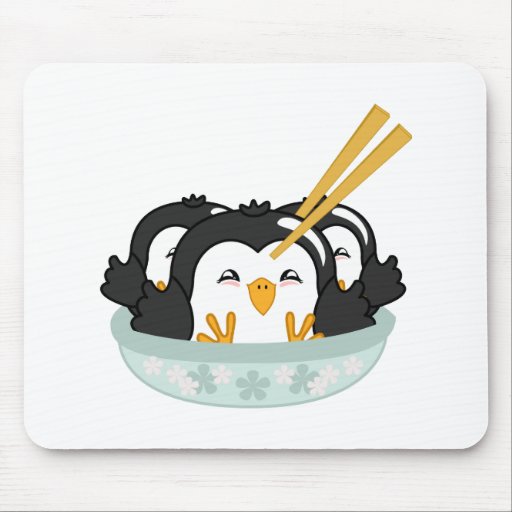 Iceberg Penguin Dumplings Mousemats