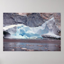 Icebergs, Antarctica Print