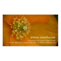 Iceland Poppies • Personal Business Card