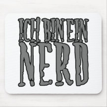 Ich Bin Ein Nerd Mouse Mat