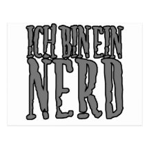 Ich Bin Ein Nerd Postcard