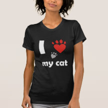 Ich liebe meine Katze Tshirts