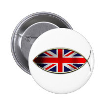 Ichthus - British Flag Pin