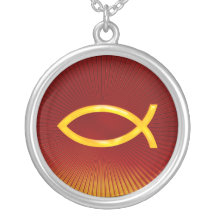 Ichthus - Christian Fish Symbol - Necklace