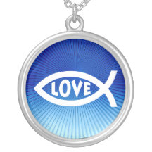 Ichthus - Christian Fish Symbol - Necklace
