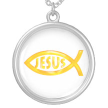 Ichthus - Christian Fish Symbol - Necklace