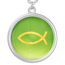 Ichthus - Christian Fish Symbol - Necklace