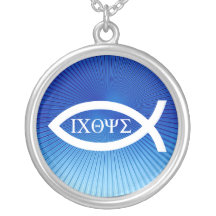 Ichthus - Christian Fish Symbol - Necklace
