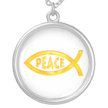 Ichthus - Christian Fish Symbol - Necklace