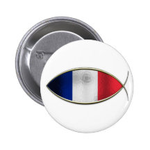 Ichthus - French Flag Buttons