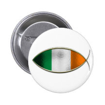 Ichthus - Irish Flag Buttons
