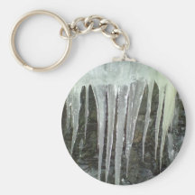 Icicle photo keychains