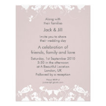 Icing on the Cake 4.25x5.5 Custom Invitation
