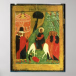 Icon depicting Christ's Entry into Jerusalem Posters