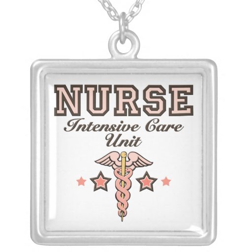 ICU Nurse Caduceus Necklace
