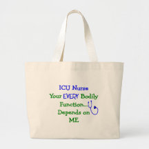 ICU Nurse Gifts Canvas Bags