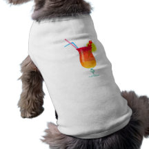 Icy Tropical Rum Punch Dog T-shirt