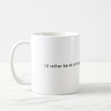      i'd rather be at college  mugs