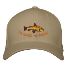I'd Rather be Fishing Cap Baseball Cap
