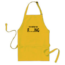 I'd Rather be FishING - Funny Fishing Aprons