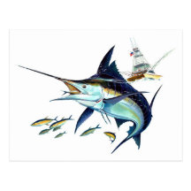 I'd rather be fishing! postcards