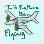 I'd Rather Be Flying Stickers