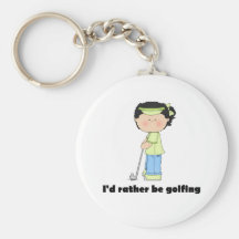 I'd rather be golfing key chains