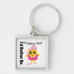 I'd Rather Be Playing Golf Keychain