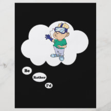 I'd rather be playing Video Games 4 Flyer