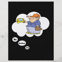 I'd rather be playing Video Games Custom Flyer