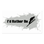 I'd Rather Be Skiing Business Card