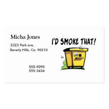 I'd Smoke That Beehive Business Card Templates