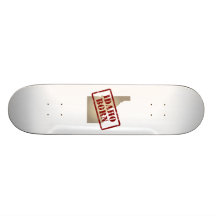 Idaho Born - Stamp on Map Skate Board