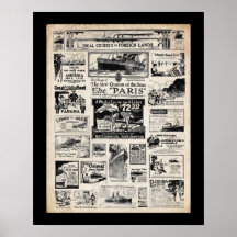 Ideal Cruises to Foreign Lands Affiches