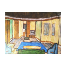 Idiot Box Gallery Wrap Canvas