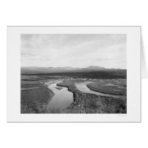 Iditarod, Alaska Birdseye 1914 Greeting Cards