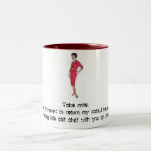 Idle Chit Chat Coffee Mugs