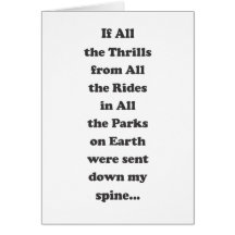 If All the Thrills - Message Inside Card
