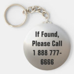 If Found, Call... Keychain