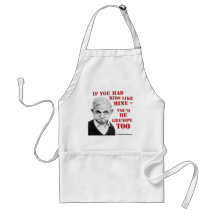 If you had kids like mine you'd be grumpy too! apron