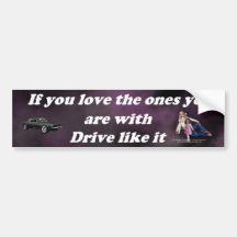 If_You_Love_the_Ones_purple_cloud Bumper Stickers