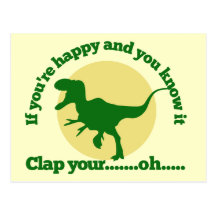 If youre happy and you know it post card