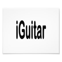 iguitar music musician black text photographic print