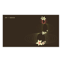 Ikebana Blooms | *01 | Profile Card | Business Card Templates