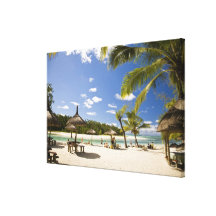 Ile Aux Cerf, most popular day trip for 3 Canvas Print