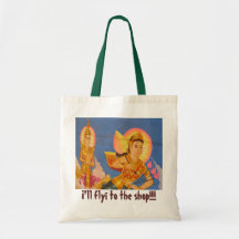 i'll fly to the shop!!! tote bags