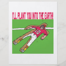 I'll Plant You Into The Earth Flyer Design