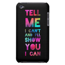 I'll Show You I Can Rainbow Barely There iPod Covers