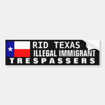 Illegal Trespassing Bumper Stickers