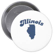 ILLINOIS Blue State Pin